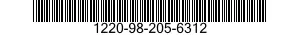 1220-98-205-6312 SCALE-PROTRACTOR FAN,GRAPHICAL FIRING 1220982056312 982056312