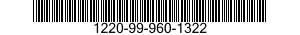 1220-99-960-1322  1220999601322 999601322