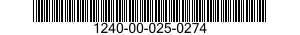 1240-00-025-0274 TELESCOPE SUBASSEMBLY 1240000250274 000250274