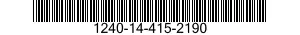 1240-14-415-2190  1240144152190 144152190