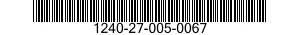 1240-27-005-0067 LEVER,MANUAL CONTROL 1240270050067 270050067