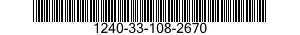 1240-33-108-2670 HOUSING,FIRE CONTROL INSTRUMENT 1240331082670 331082670