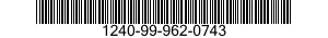 1240-99-962-0743  1240999620743 999620743