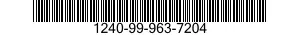 1240-99-963-7204  1240999637204 999637204