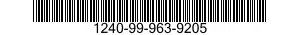 1240-99-963-9205  1240999639205 999639205