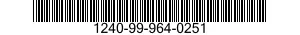 1240-99-964-0251  1240999640251 999640251