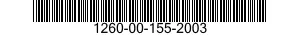1260-00-155-2003  1260001552003 001552003