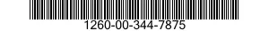 1260-00-344-7875  1260003447875 003447875