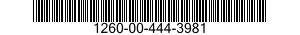 1260-00-444-3981  1260004443981 004443981