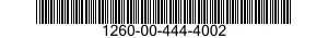 1260-00-444-4002  1260004444002 004444002