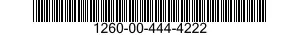 1260-00-444-4222  1260004444222 004444222
