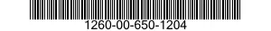 1260-00-650-1204  1260006501204 006501204