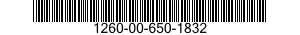 1260-00-650-1832  1260006501832 006501832