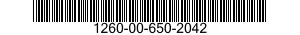 1260-00-650-2042  1260006502042 006502042