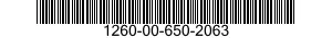 1260-00-650-2063  1260006502063 006502063