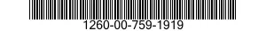 1260-00-759-1919  1260007591919 007591919