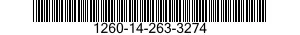 1260-14-263-3274  1260142633274 142633274