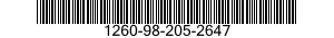 1260-98-205-2647 LEG,TRIPOD MOUNT 1260982052647 982052647