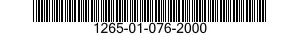 1265-01-076-2000  1265010762000 010762000