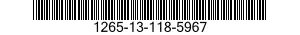 1265-13-118-5967 TRANSMITTER ASSEMBLY,SIMULATOR SYSTEM,LASER 1265131185967 131185967