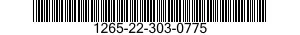 1265-22-303-0775  1265223030775 223030775
