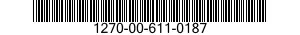 1270-00-611-0187 PIN,ZERO 1270006110187 006110187