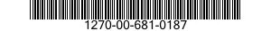 1270-00-681-0187  1270006810187 006810187