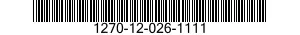 1270-12-026-1111 PLATE,IDENTIFICATION 1270120261111 120261111