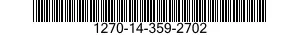 1270-14-359-2702 PUSH BUTTON 1270143592702 143592702