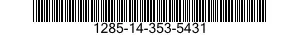 1285-14-353-5431 HORN,WAVEGUIDE 1285143535431 143535431