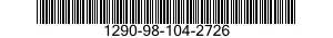 1290-98-104-2726  1290981042726 981042726