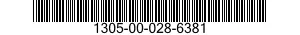 1305-00-028-6381 DUMMY CARTRIDGE,CALIBER .50 1305000286381 000286381