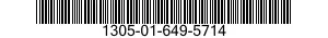 1305-01-649-5714 CARTRIDGE,9 MILLIMETER BLANK 1305016495714 016495714