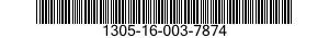 1305-16-003-7874 CARTRIDGE,9 MILLIMETER 1305160037874 160037874