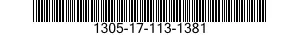 1305-17-113-1381 CARTRIDGE,9 MILLIMETER,PRACTICE 1305171131381 171131381