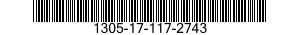 1305-17-117-2743 CARTRIDGE,CALIBER .50 1305171172743 171172743