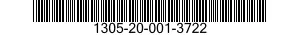 1305-20-001-3722 PROJECTILE,20 MILLIMETER 1305200013722 200013722