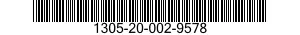 1305-20-002-9578 CARTRIDGE,9 MILLIMETER 1305200029578 200029578