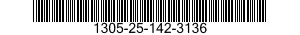 1305-25-142-3136 DUMMY CARTRIDGE,12.7 MILLIMETER 1305251423136 251423136