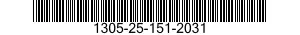 1305-25-151-2031 CARTRIDGE,25 MILLIMETER 1305251512031 251512031