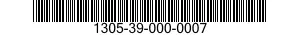 1305-39-000-0007 CARTRIDGE,7.62 MILLIMETER BLANK 1305390000007 390000007