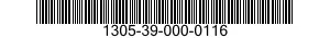1305-39-000-0116 CARTRIDGE,5.45 MILLIMETER,BLANK 1305390000116 390000116