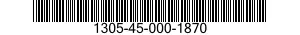 1305-45-000-1870 CARTRIDGE,9 MILLIMETER 1305450001870 450001870