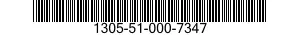 1305-51-000-7347 CARTRIDGE,9 MILLIMETER,PRACTICE 1305510007347 510007347