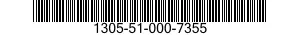 1305-51-000-7355 DUMMY CARTRIDGE,12.7 MILLIMETER 1305510007355 510007355