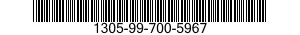 1305-99-700-5967 CARTRIDGE,CALIBER .30 BLANK 1305997005967 997005967