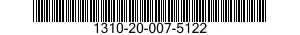 1310-20-007-5122 CARTRIDGE,57 MILLIMETER 1310200075122 200075122