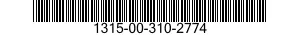 1315-00-310-2774  1315003102774 003102774