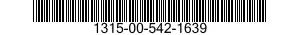 1315-00-542-1639 CARTRIDGE,90 MILLIMETER BLANK 1315005421639 005421639