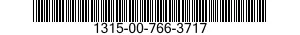 1315-00-766-3717 CARTRIDGE,3 INCH 50 CALIBER 1315007663717 007663717
